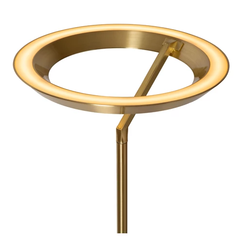 Lucide CELESTE - Floor lamp - Ø 28 cm - LED Dim. - 1x21W 2700K - Matt Gold / Brass - detail 3